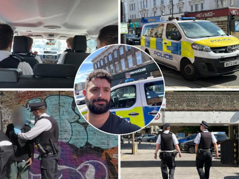 ‘I went out on the streets with police in Kilburn – this is what I&nbsp;saw’
